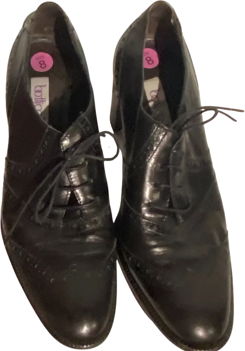 70’s Italian Leather Oxfords W/ Heels Ex Cond by Botticelli