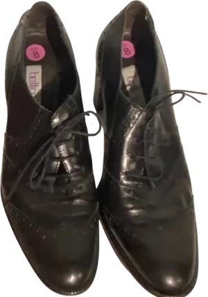 70’s Italian Leather Oxfords W/ Heels Ex Cond by Botticelli