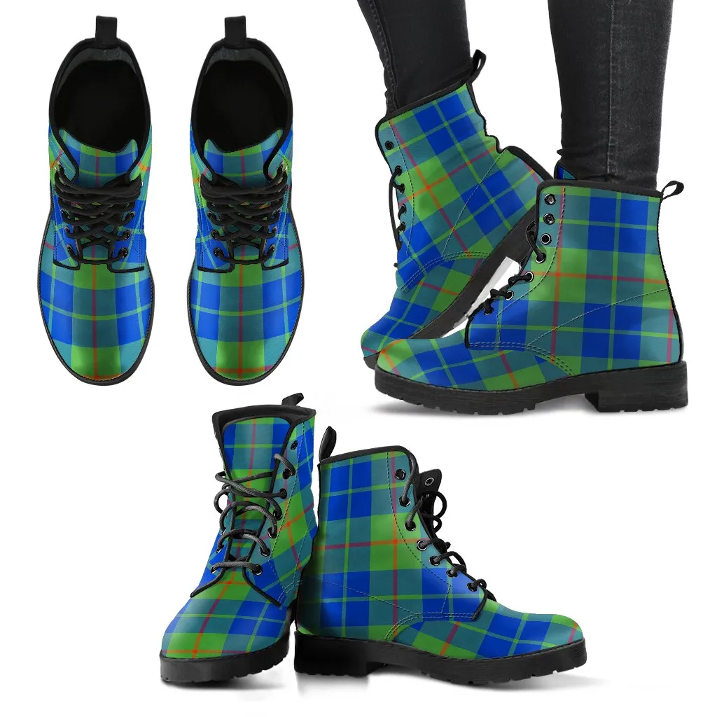 Barclay Hunting Ancient Tartan Leather Boots