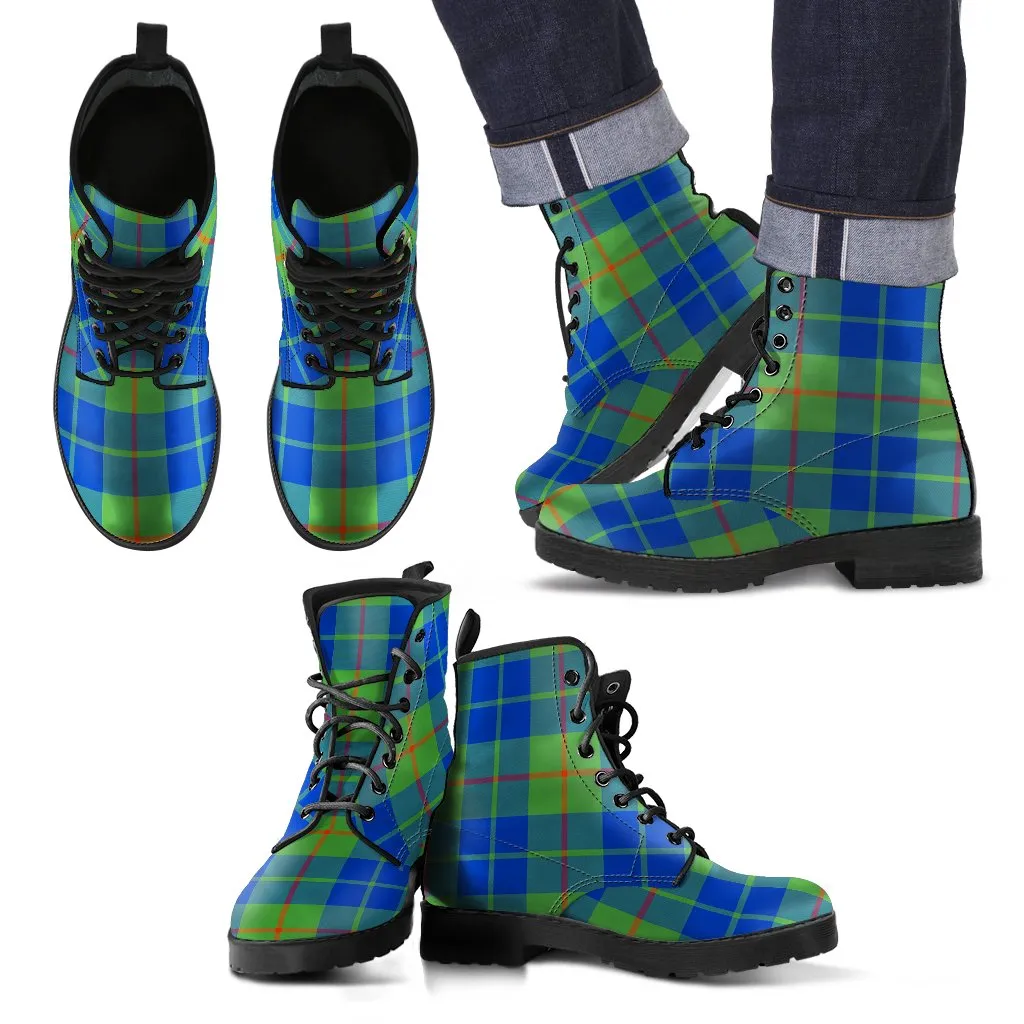 Barclay Hunting Ancient Tartan Leather Boots