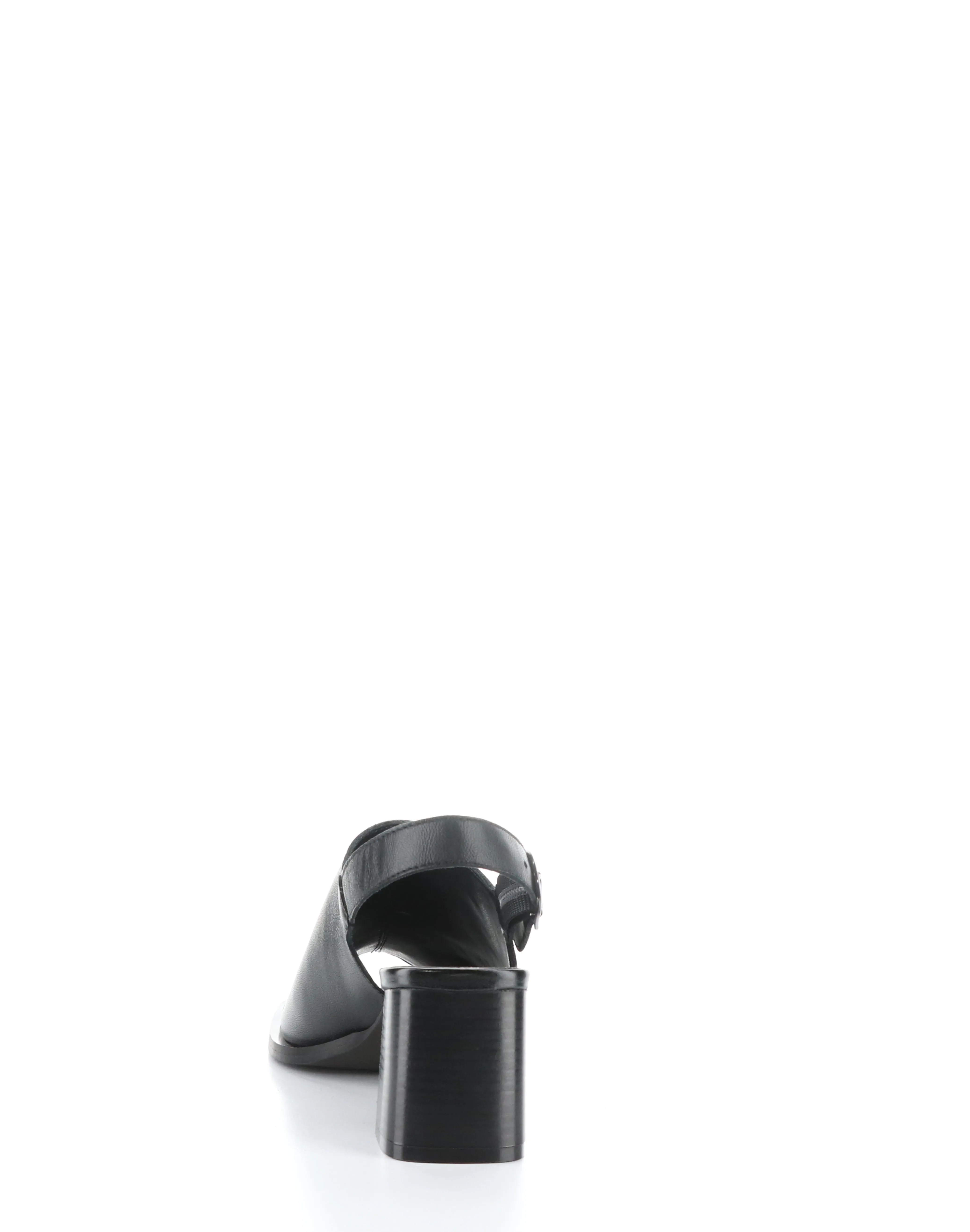 BIBI Black Square Toe Sandals