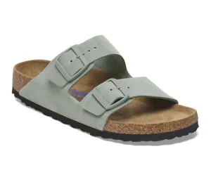 Birkenstock Arizona Soft Footbed Suede - Pure Sage NARROW
