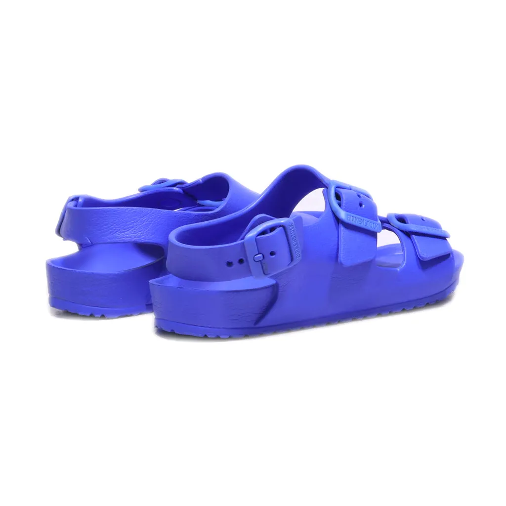 Birkenstock Flat Sandals Rubber Blue Colour For Kids
