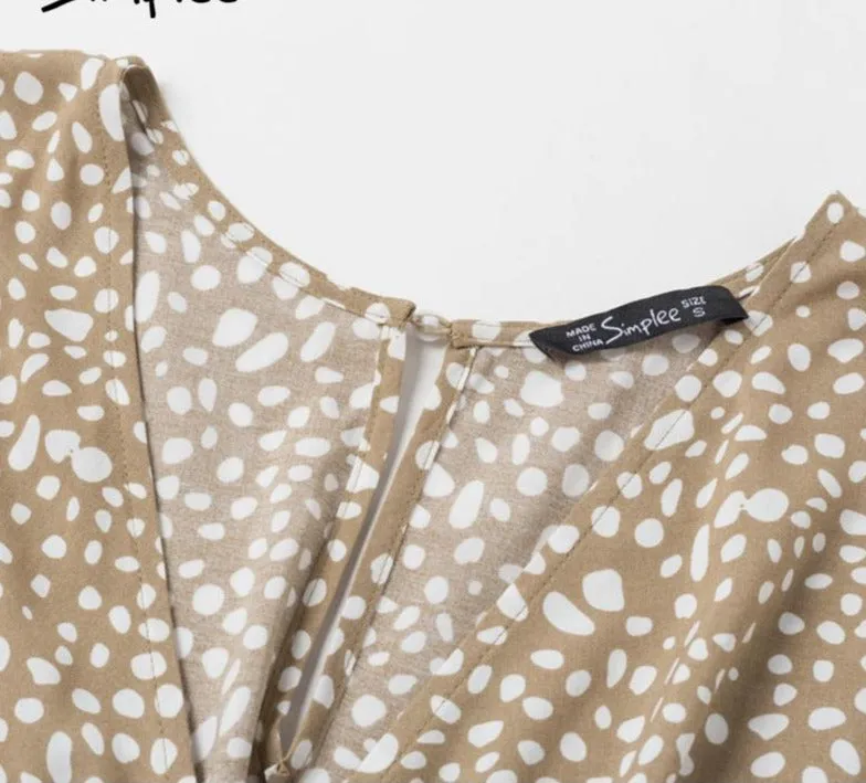 Boho Leopard Print Playsuit