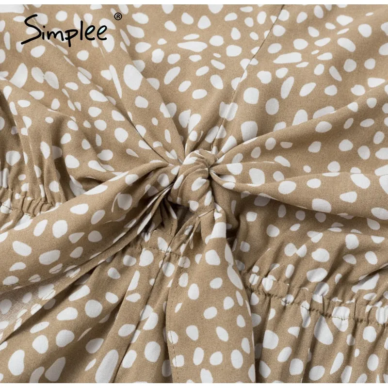 Boho Leopard Print Playsuit