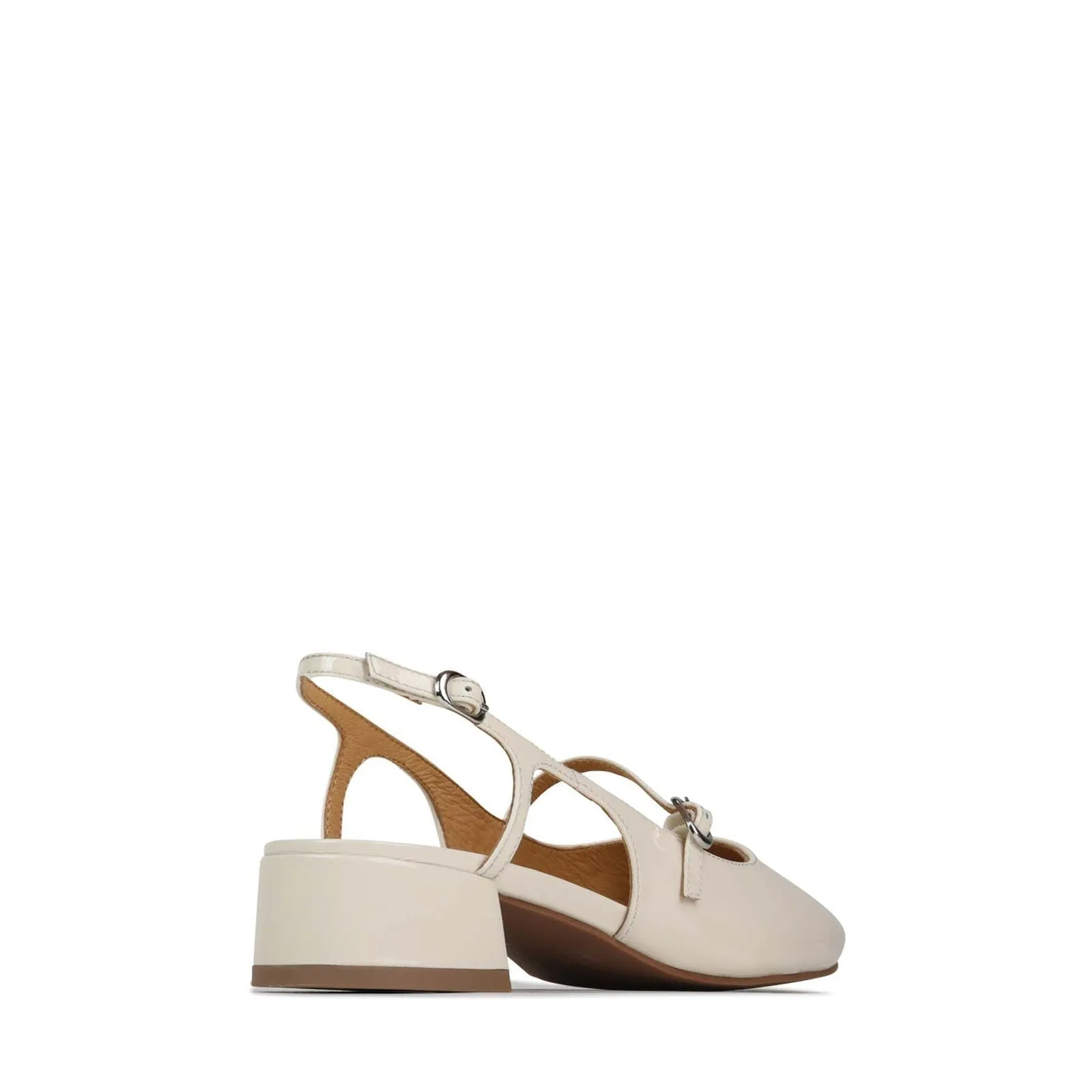 CESSLIE LEATHER MARY JANE BLOCK HEELS