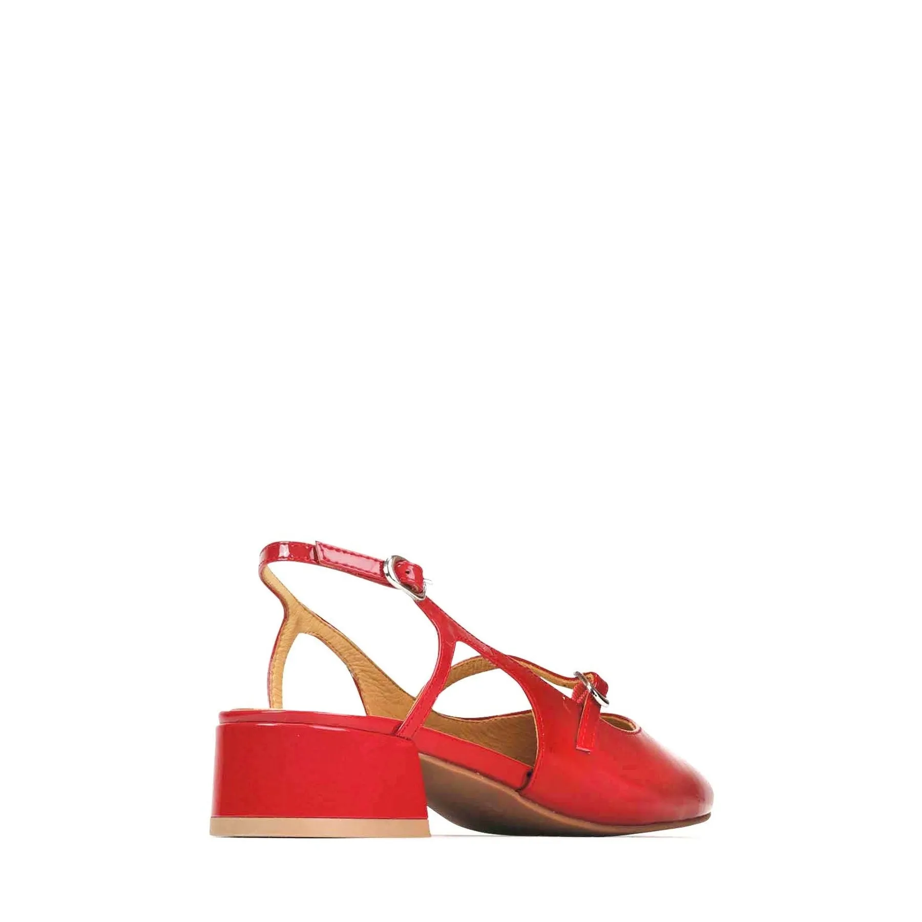 CESSLIE LEATHER MARY JANE BLOCK HEELS