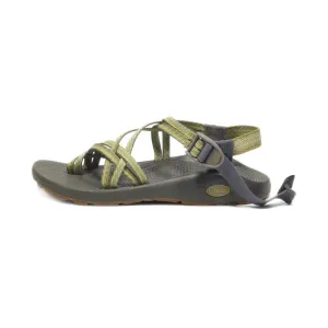 Chaco Flat Sandals Fabric Yellow Colour For Women