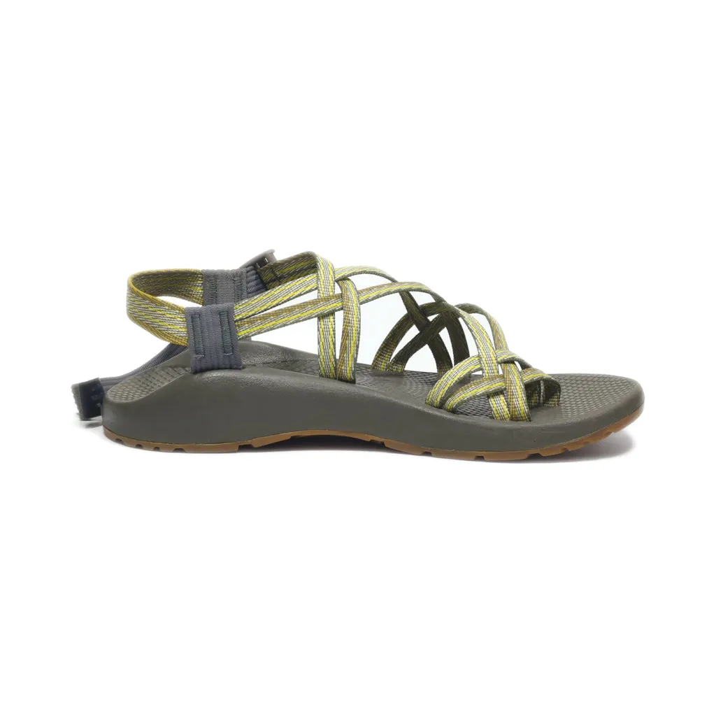 Chaco Flat Sandals Fabric Yellow Colour For Women