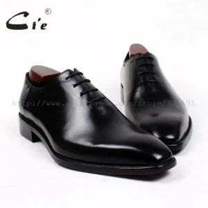 Cie platz schlichte kappe maßgeschneidert schuh individuelle Handarbeit Leder schuh vollnarbiges Kalbsleder oxford schuh