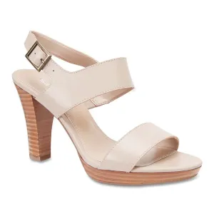 Coco Heel in Nude Leather