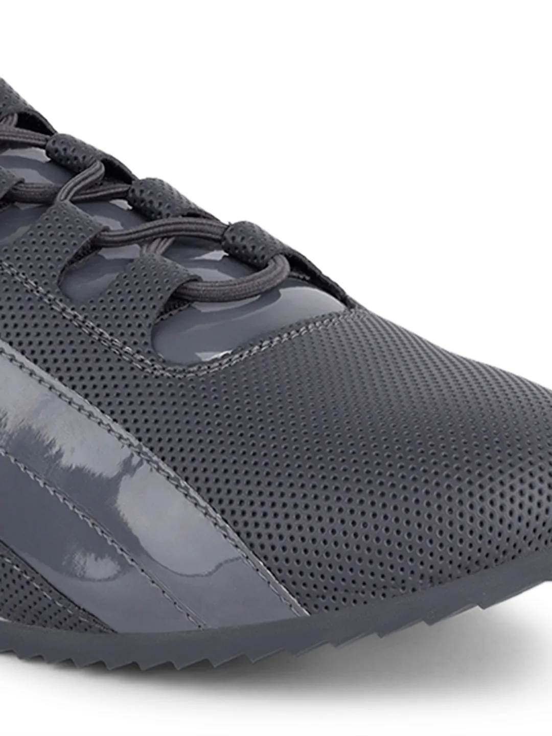 Dutch Grey Fashion Color Blocked Lace-Up Sneaker