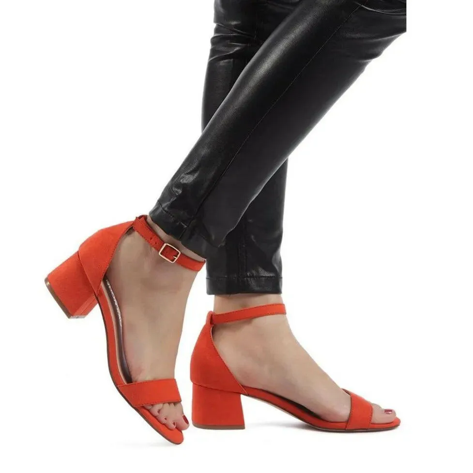 Ecrin Suede Block Heel Sandals