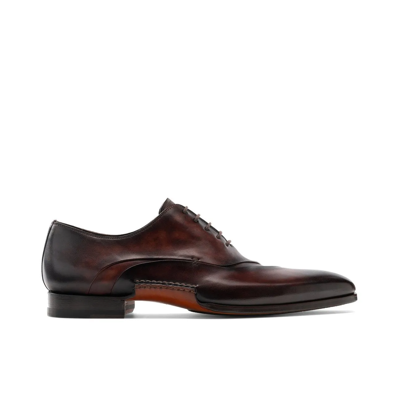 Flat Feet Shoes - Brown Leather Coonamble Oxfords Shoes with Arch Support