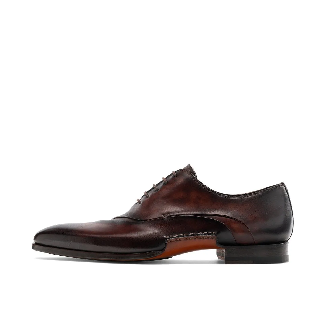 Flat Feet Shoes - Brown Leather Coonamble Oxfords Shoes with Arch Support