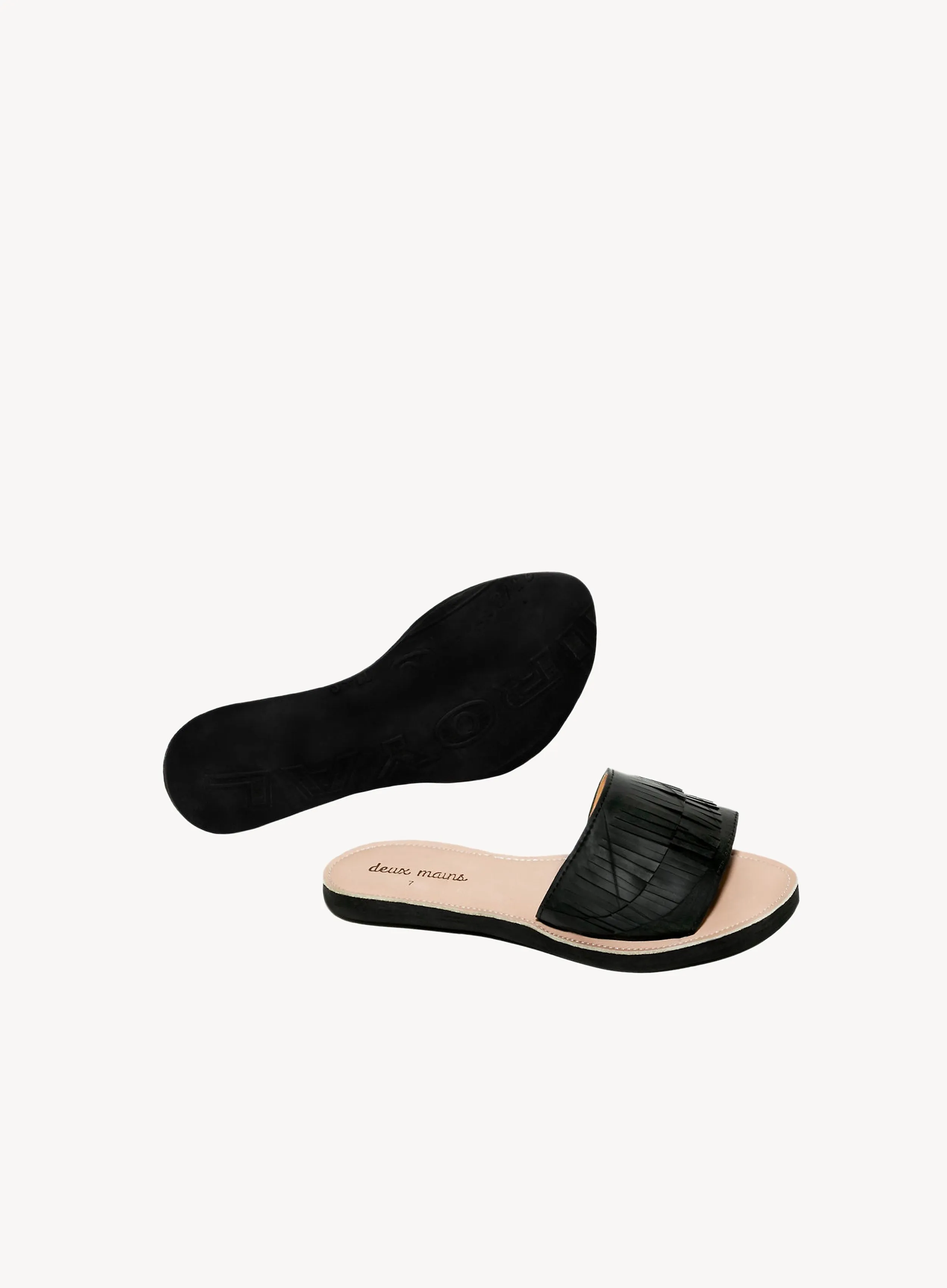 Fringe Slide Sandal