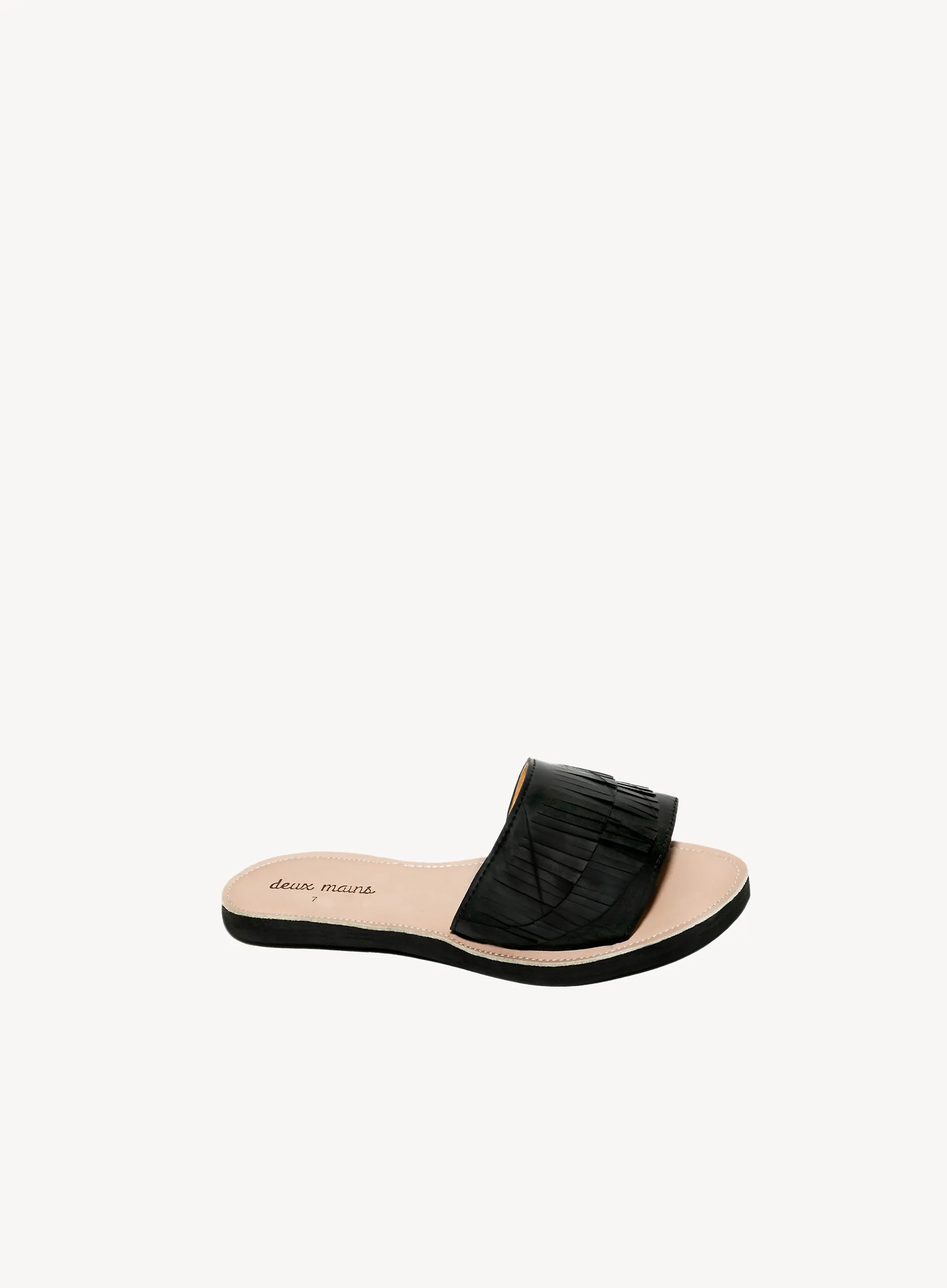 Fringe Slide Sandal