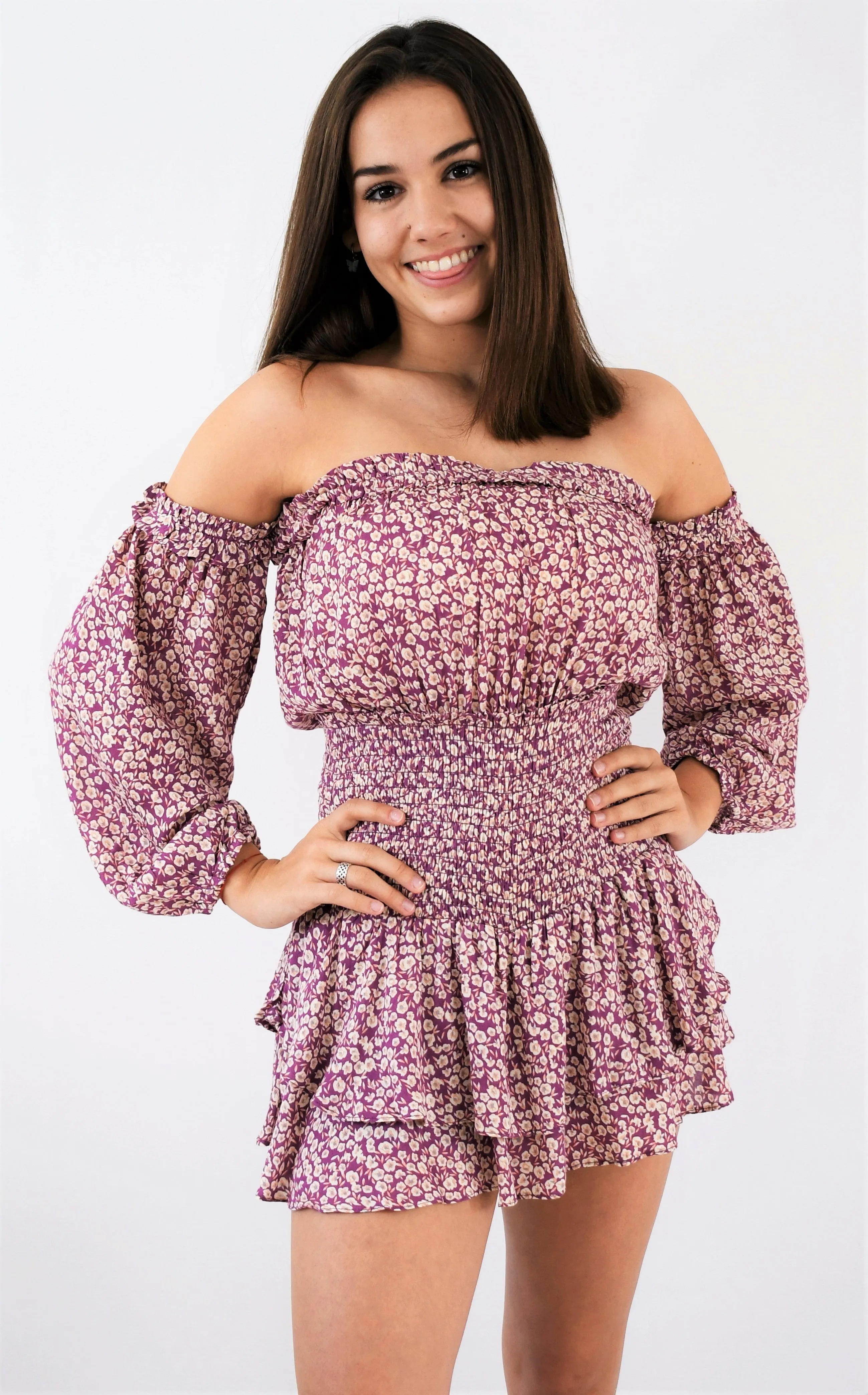 Full Bloom Smocked Romper
