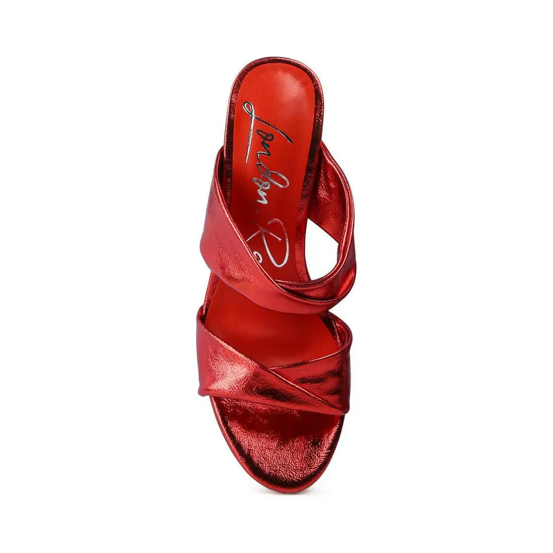 Hot Mess Puffy Block Heel Sandals