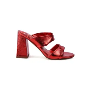 Hot Mess Puffy Block Heel Sandals