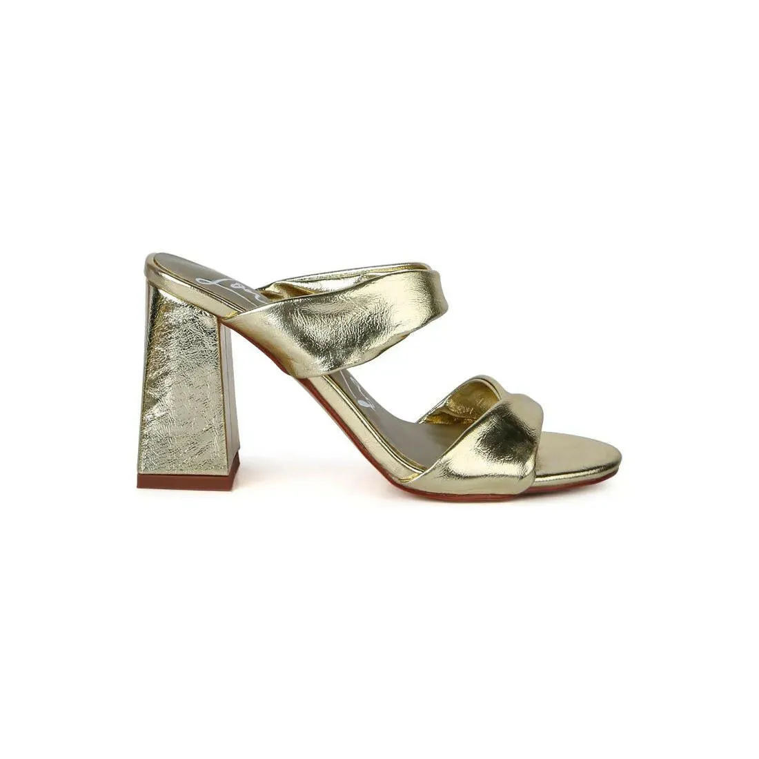 Hot Mess Puffy Block Heel Sandals