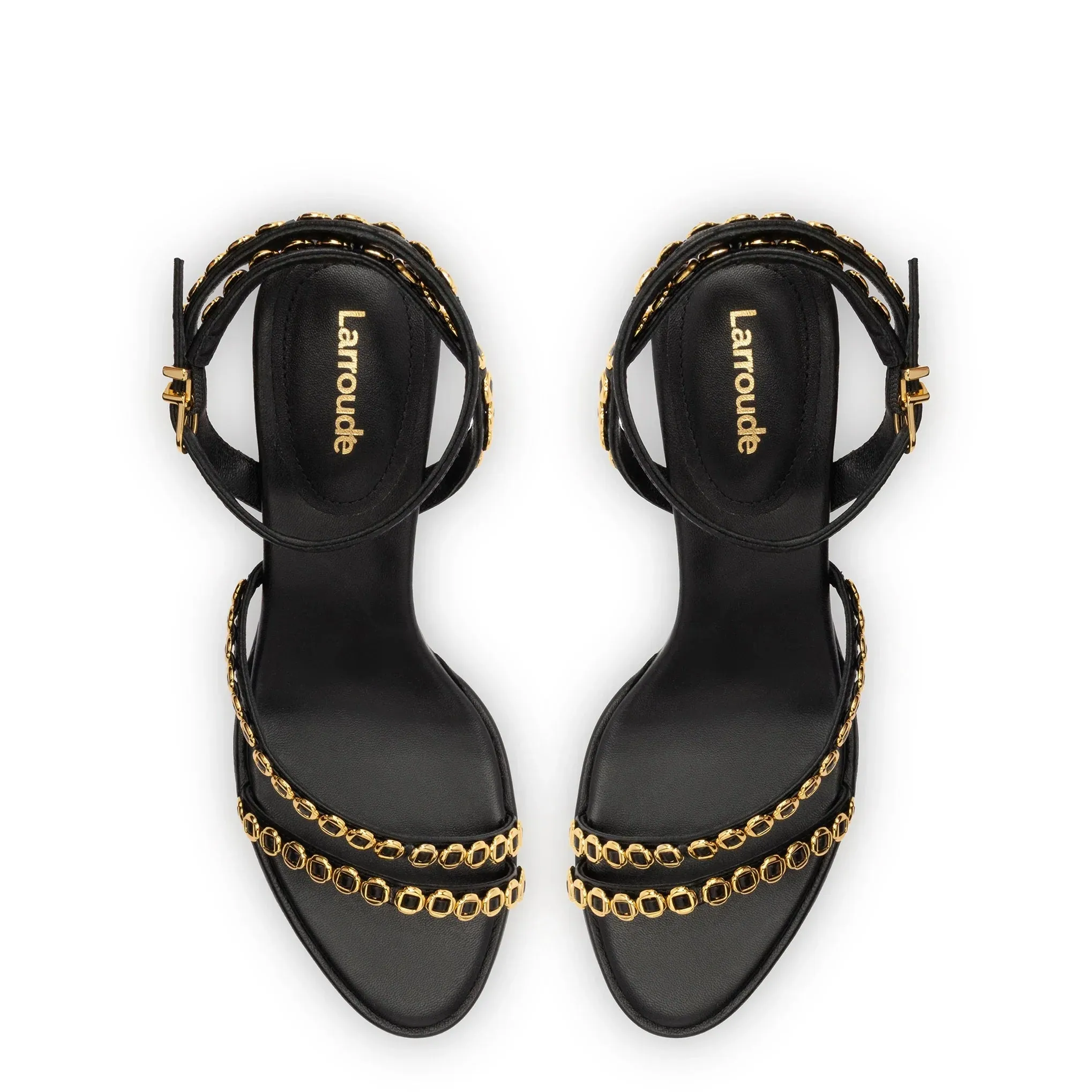 Milanina Mini Sandal In Black Leather