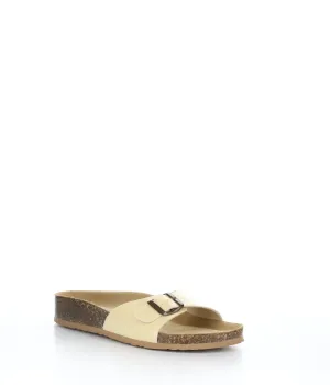 PAST DAISY YELLOW Buckle Sandals