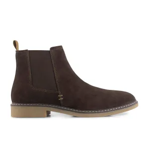 Pimlico Suede Leather Chelsea Boot - Brown