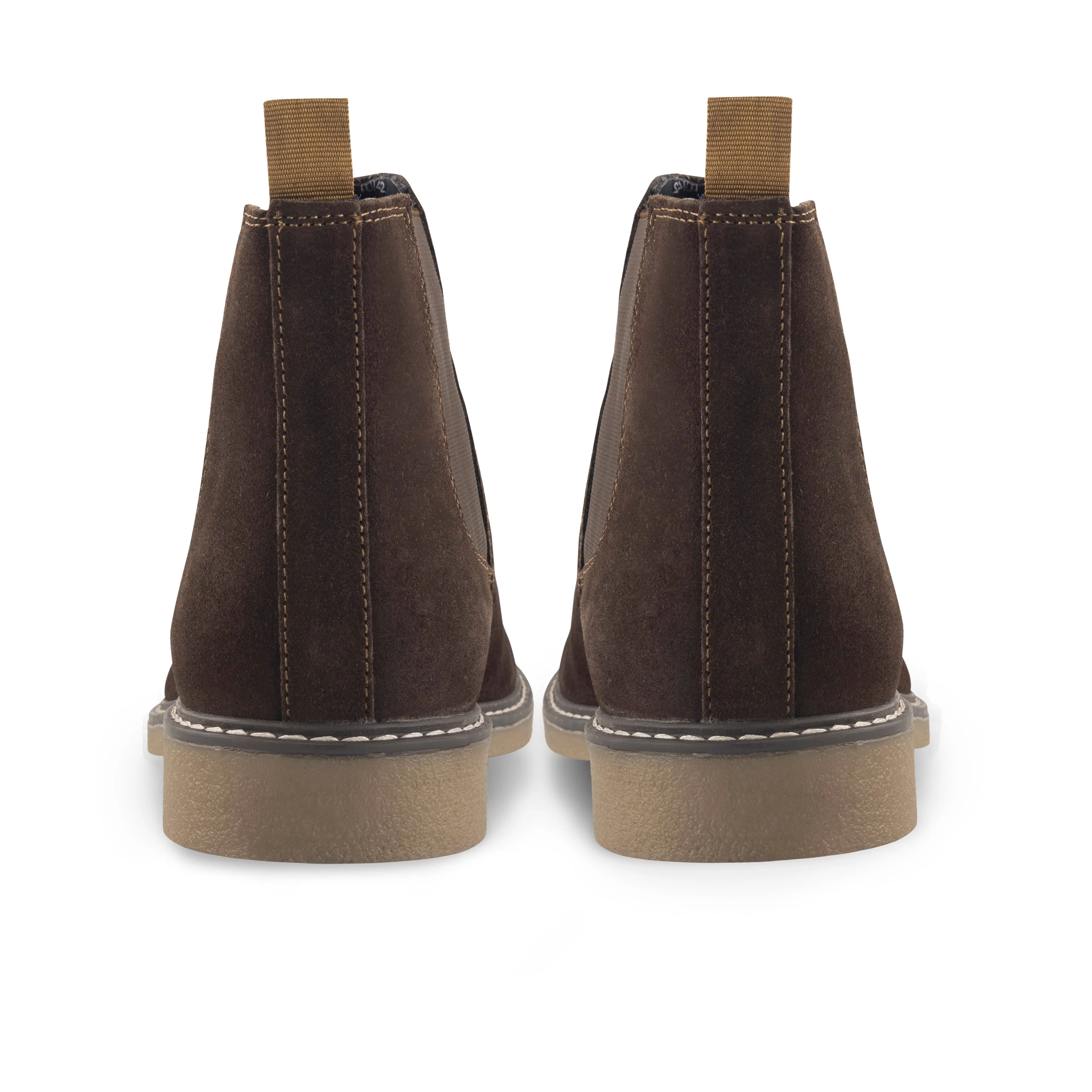 Pimlico Suede Leather Chelsea Boot - Brown