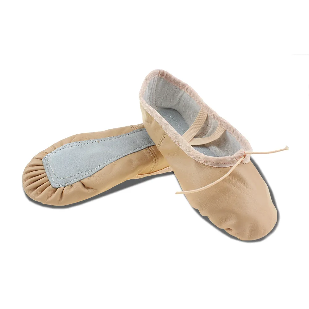 PU Elastic Ballet Dance Flats with Lace