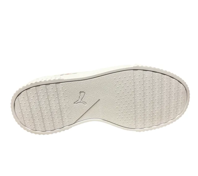 Puma sneakers da bambina Carina Marble Glitter PS 375090 01 white