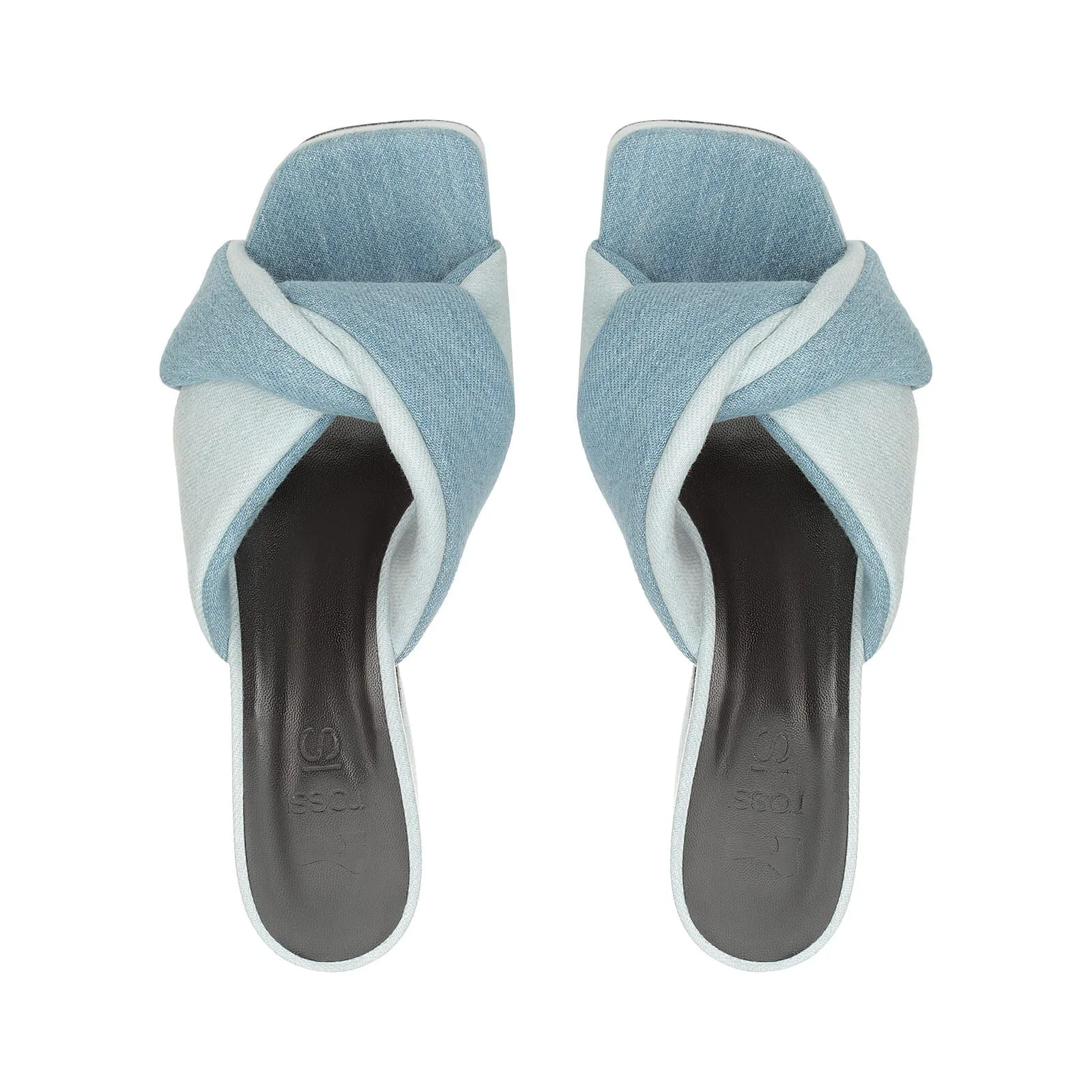 Si Rossi Platform Denim Mules( carryover style)