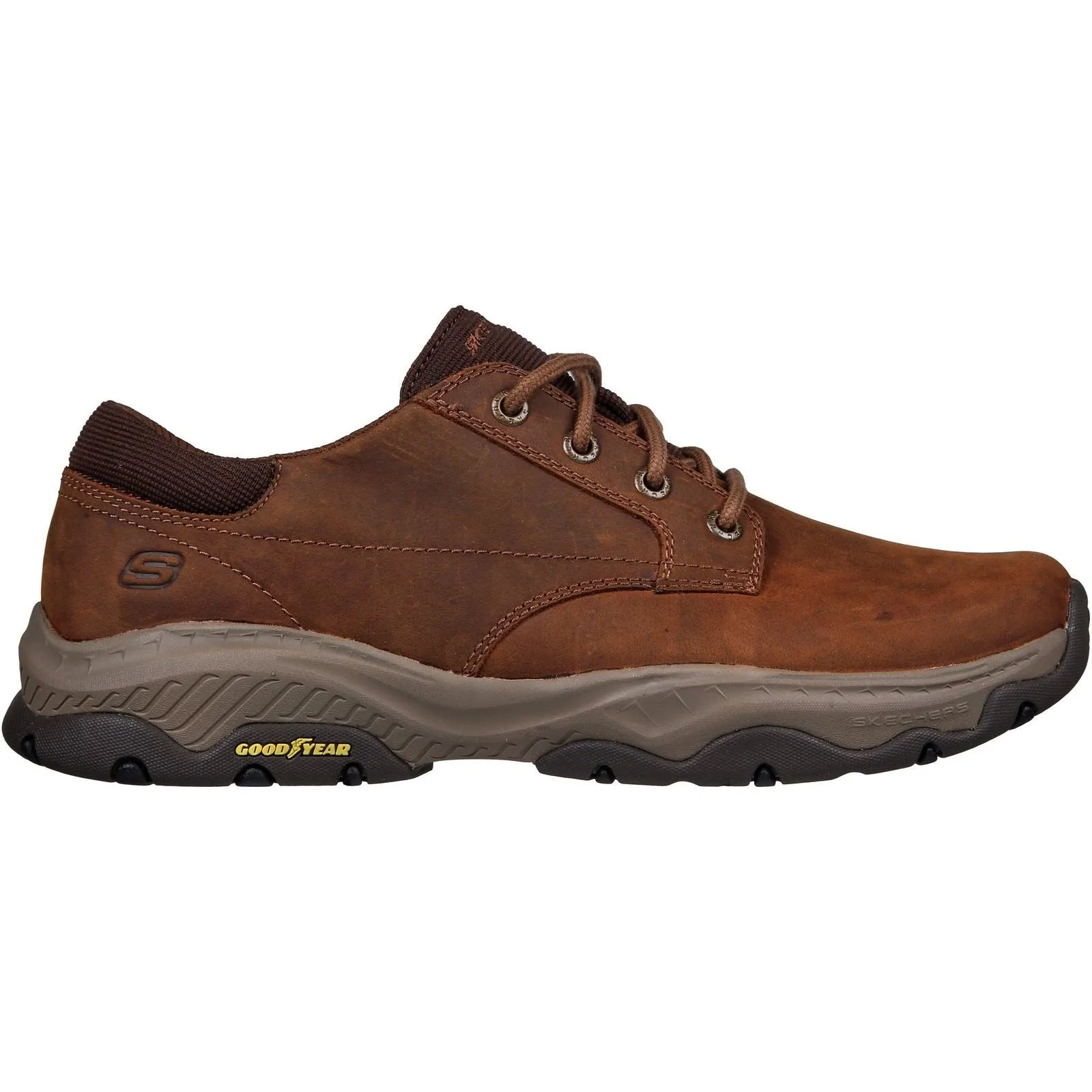 Skechers Men Shoes - Relaxed Fit: Craster - Fenzo in Dark Brown, 6-12 - GAR204716