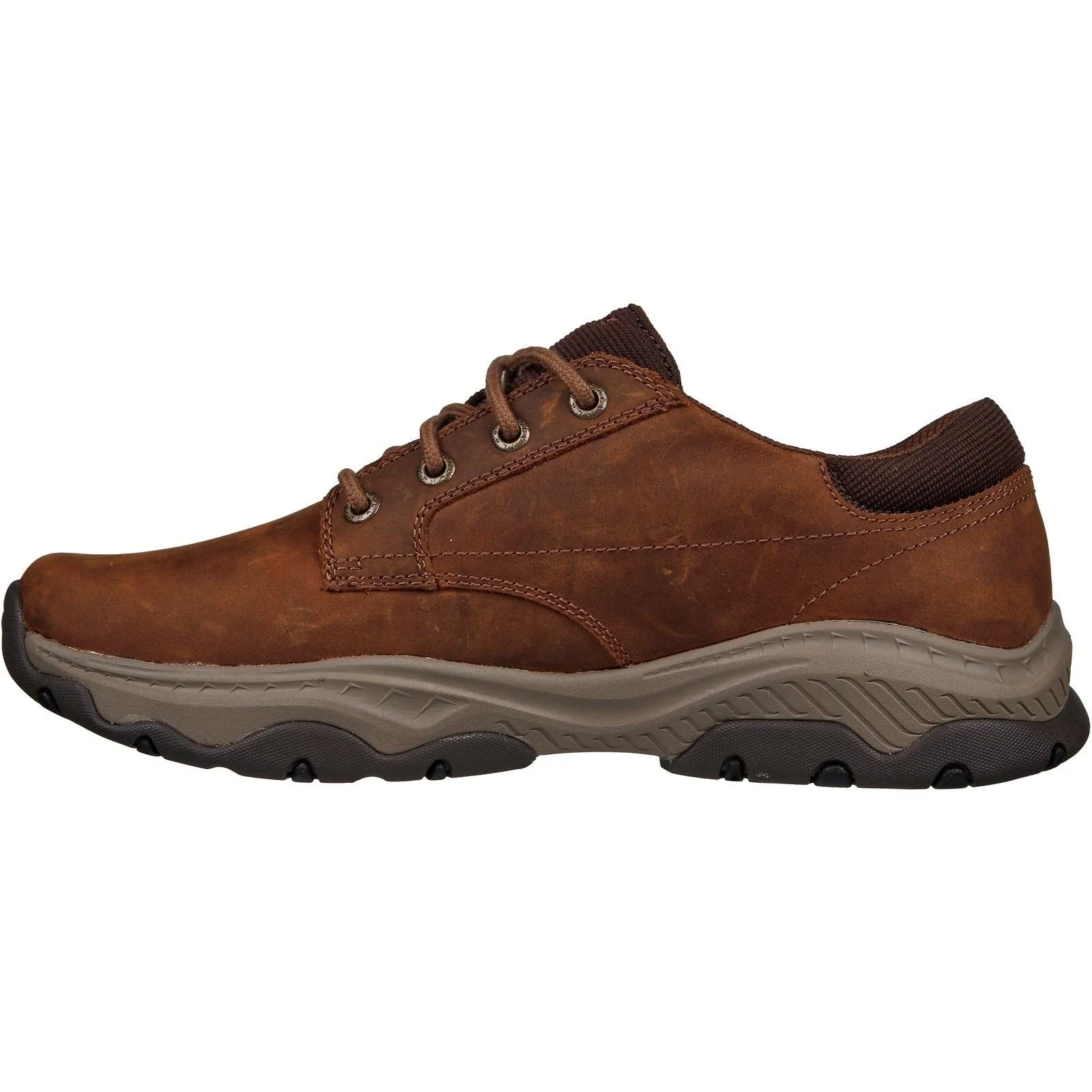 Skechers Men Shoes - Relaxed Fit: Craster - Fenzo in Dark Brown, 6-12 - GAR204716