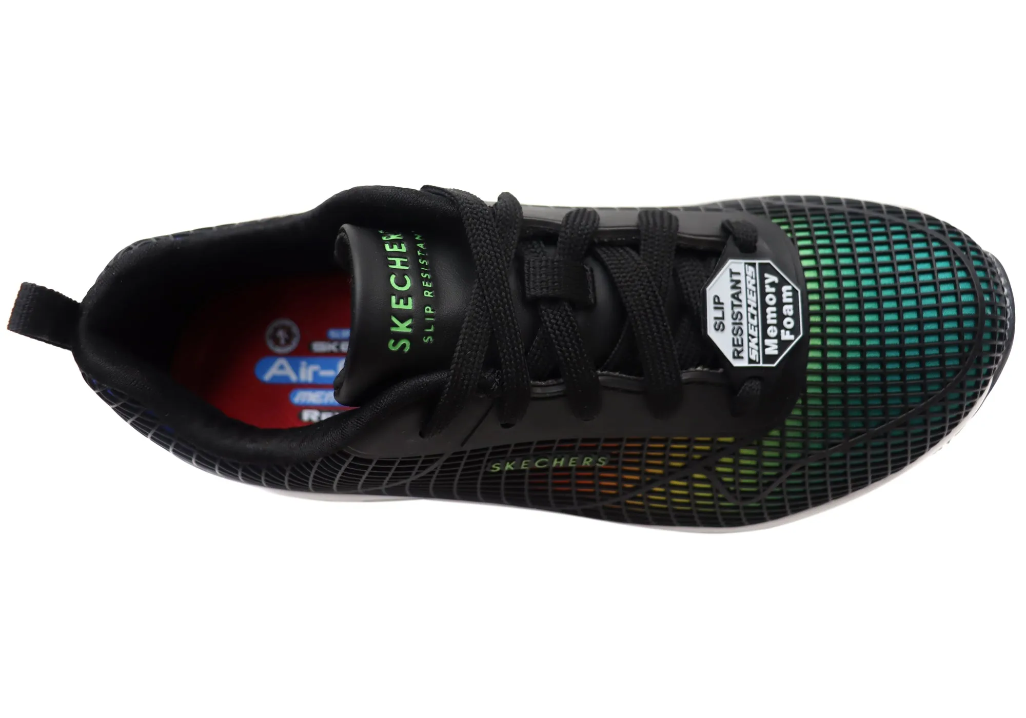 Skechers Womens Uno Slip Resistant Joylie Memory Foam Shoes