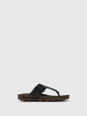 Slip-on Sandals FUSE Black