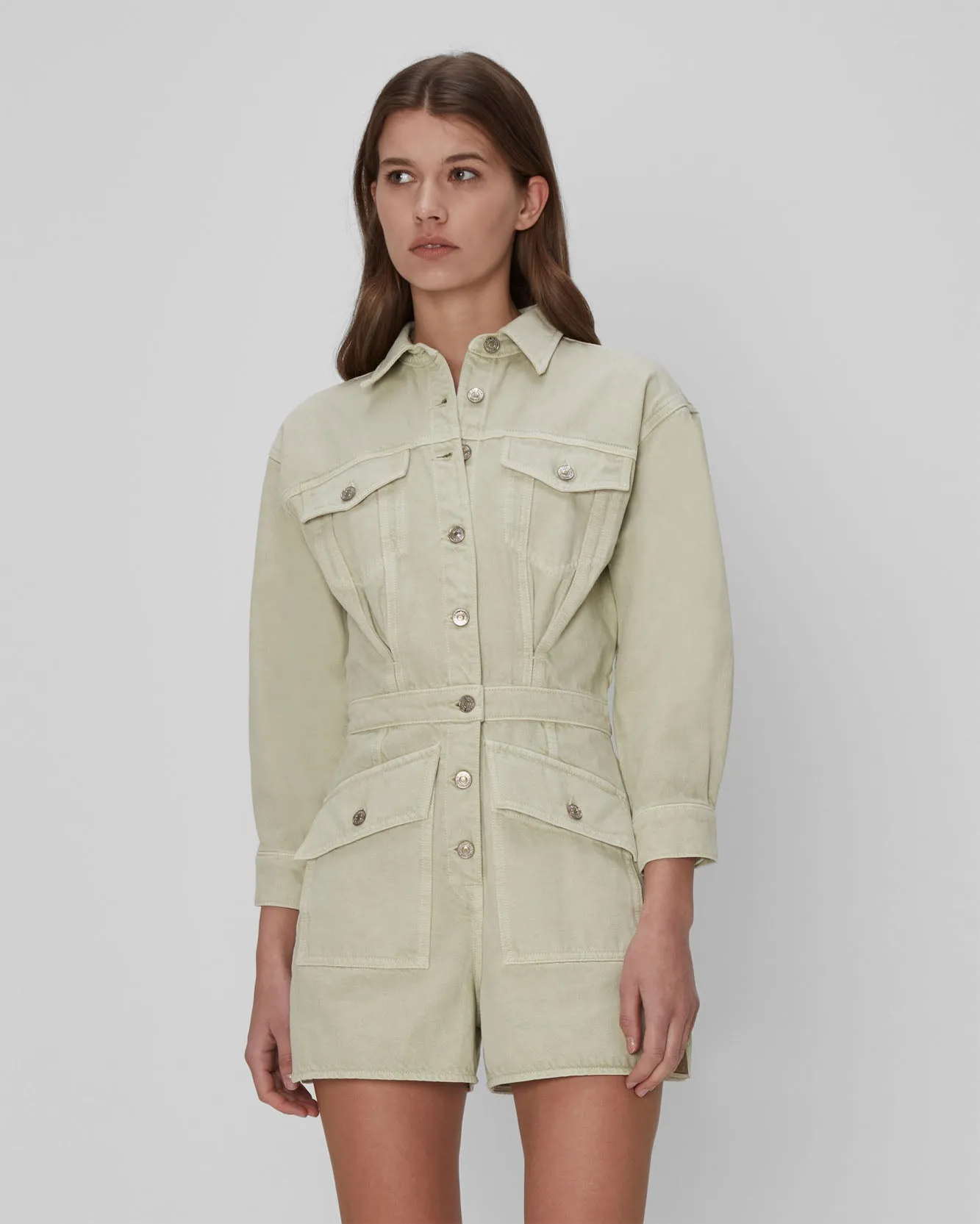 Surplus Romper In Olive