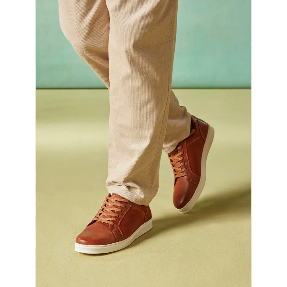 Tan Madden Lace-Up Shoes