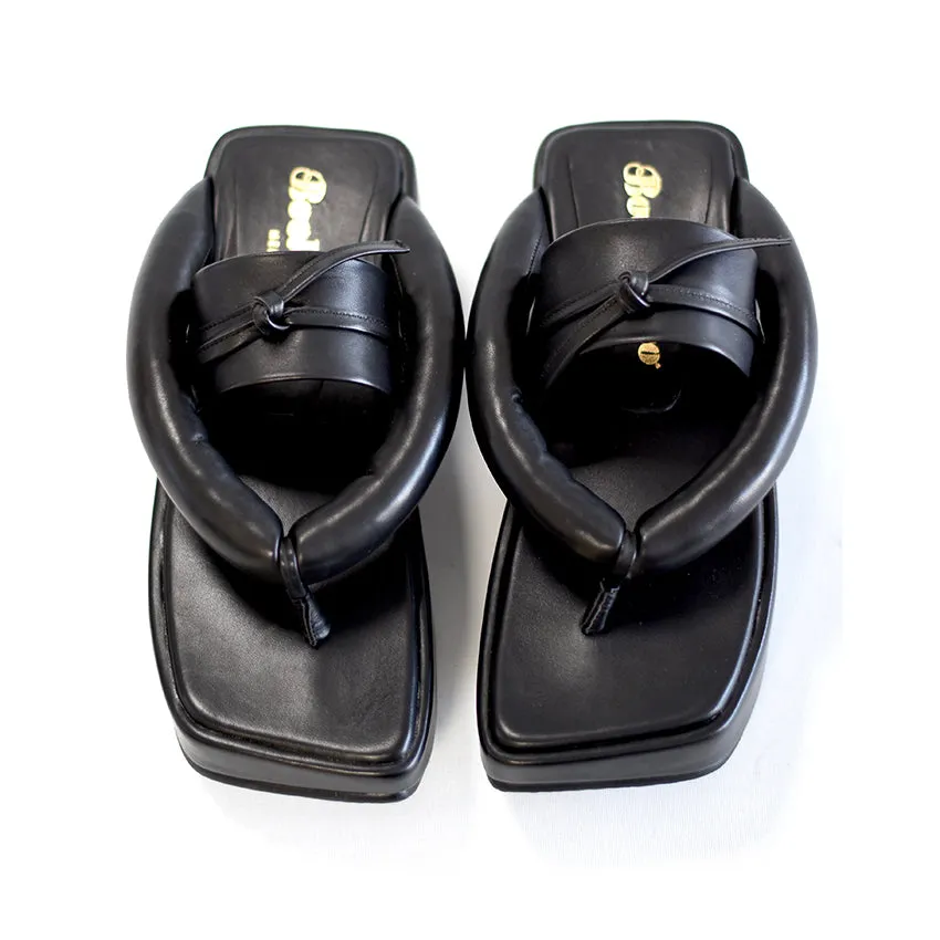 The Luft Sandal - Black - Preorder