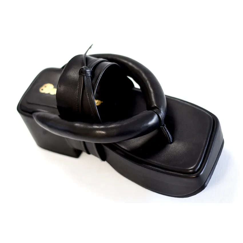 The Luft Sandal - Black - Preorder