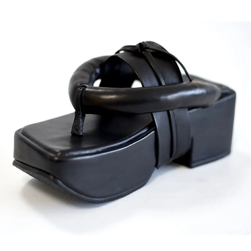 The Luft Sandal - Black - Preorder