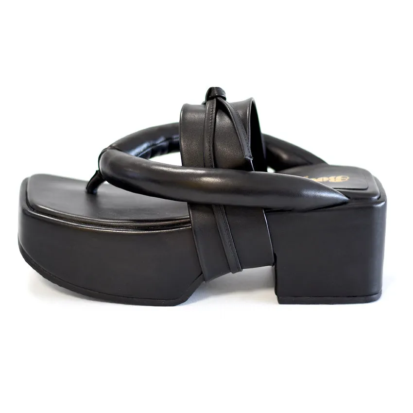 The Luft Sandal - Black - Preorder