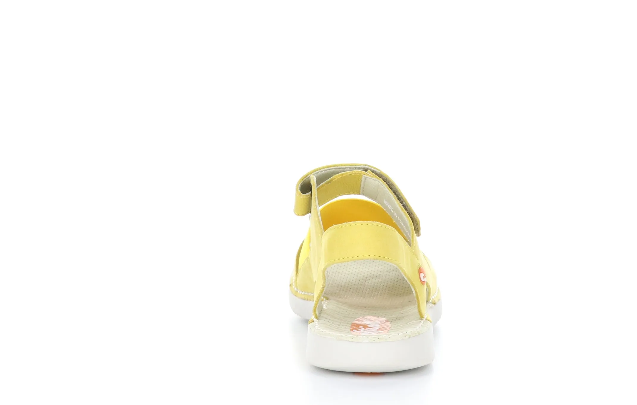 TIAN636SOF Bright Yellow Velcro Sandals