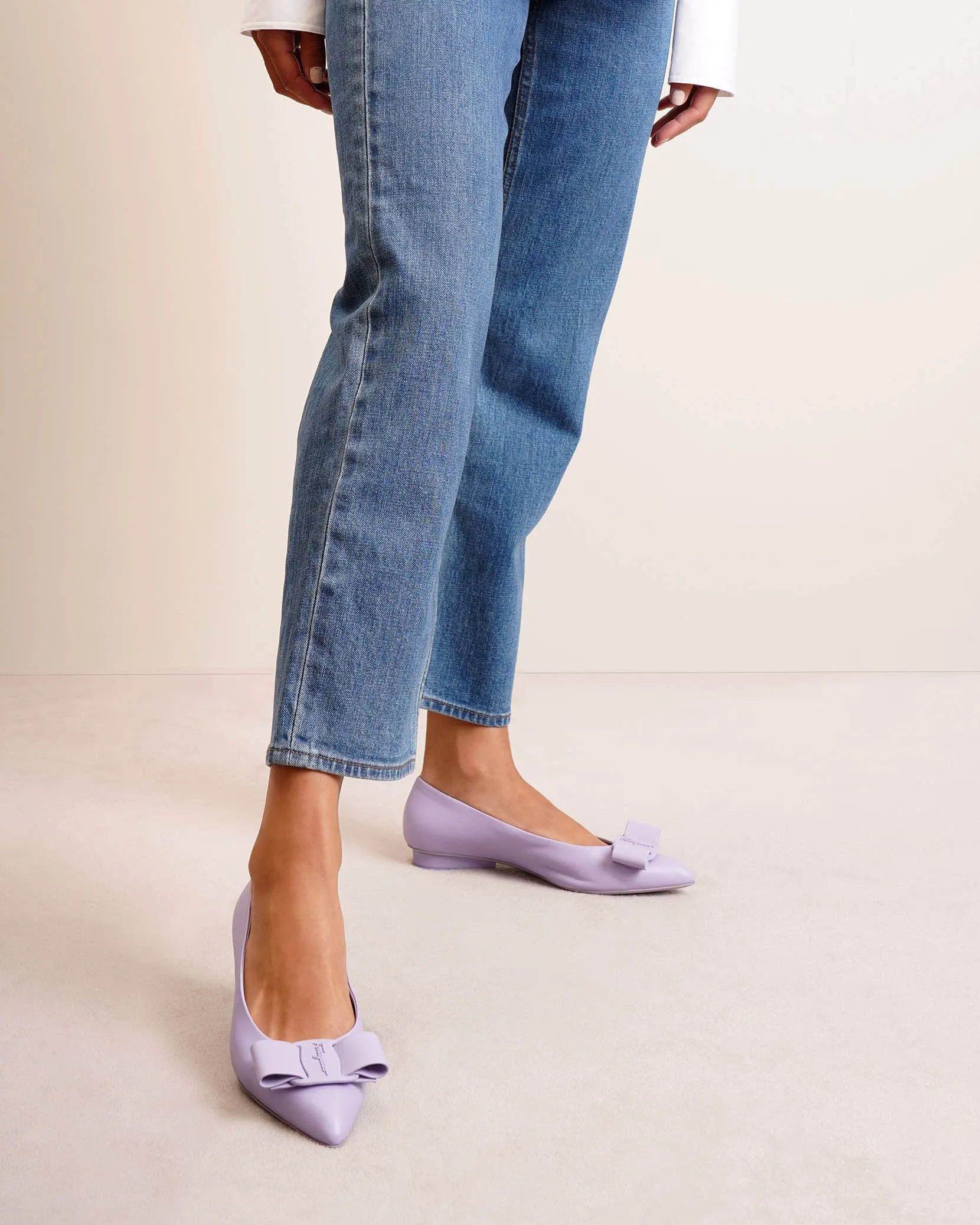 Viva spring lilac ballet flats