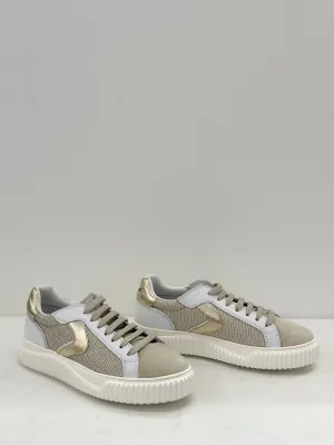 Voile Blanche - Lipari Sneaker in Sand White