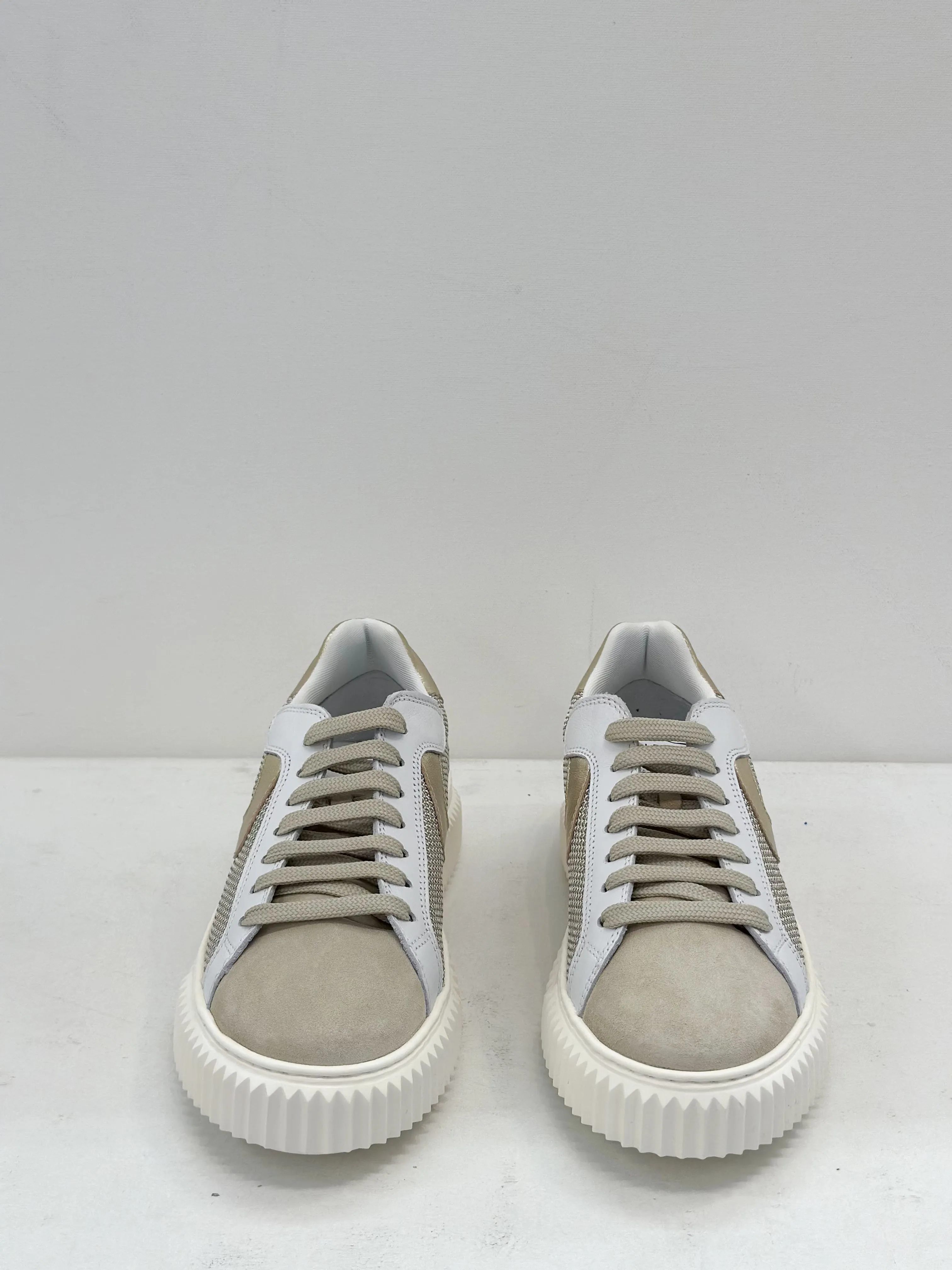 Voile Blanche - Lipari Sneaker in Sand White
