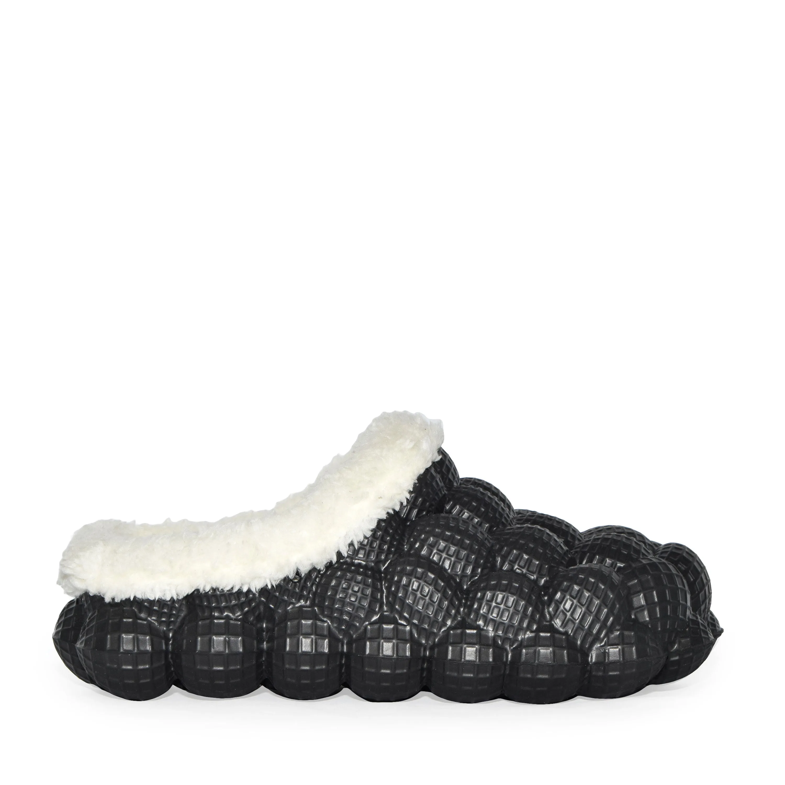Wild Diva Unisex Non-Slip Bubble Cloud Lychee Waterproof Massage Reflexology Rubber Shower Slide Slippers Sandals
