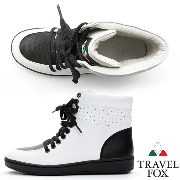 WOMEN'S 900 SERIES - TWO-TONE WHITE & BLACK NAPPA LEATHER