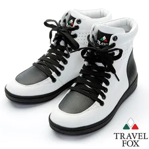 WOMEN'S 900 SERIES - TWO-TONE WHITE & BLACK NAPPA LEATHER